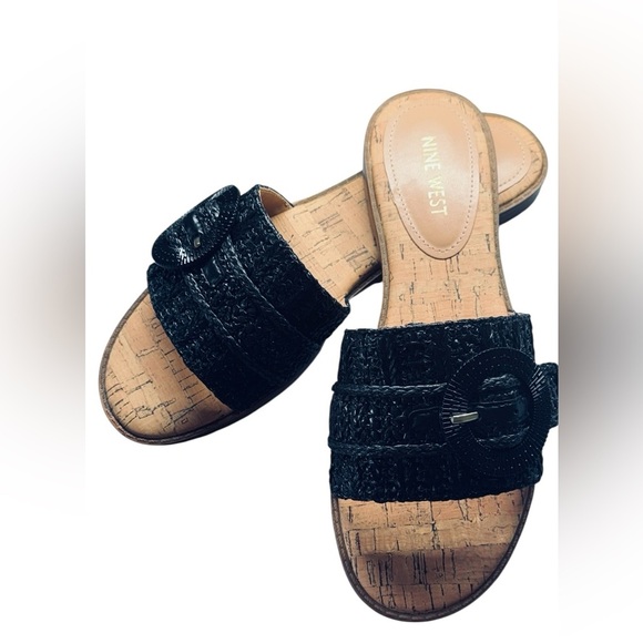 NWT Nine. Pappy Slide Sandal Black – Size 8 M - Picture 8 of 12
